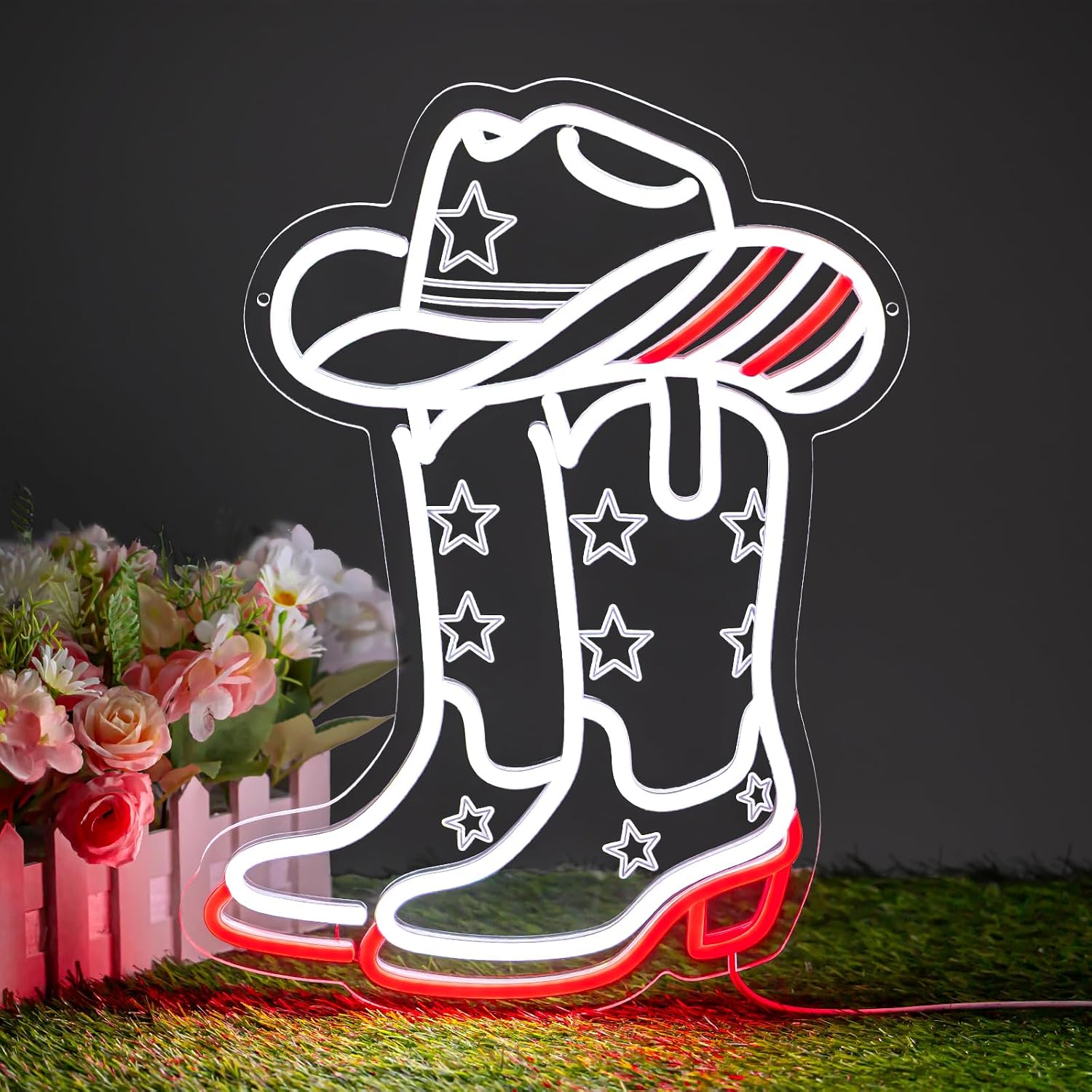 Lighting Decoration Ideas - Enseigne néon LED pour bottes de