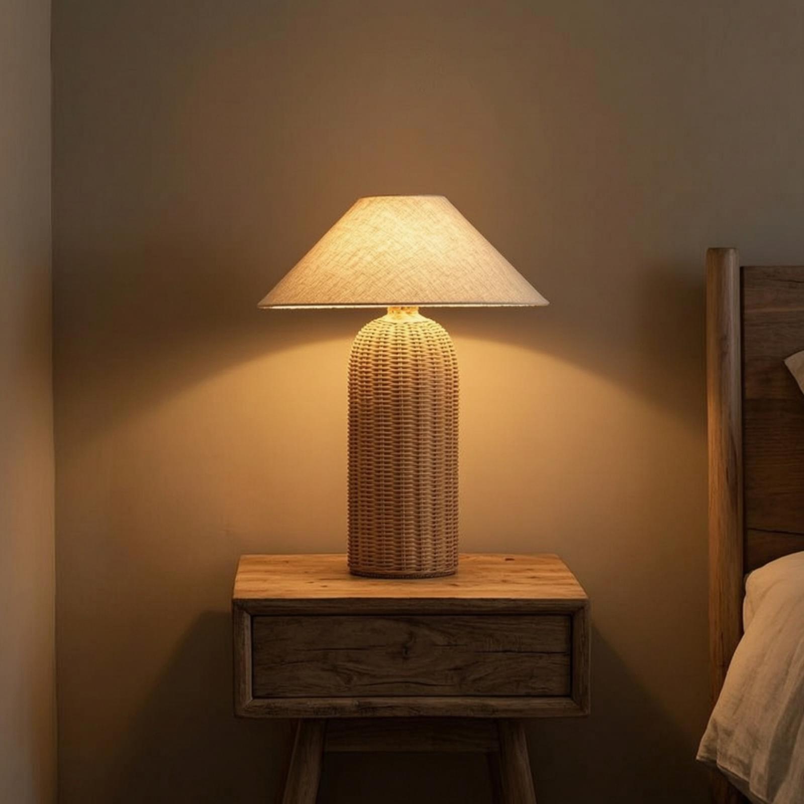 Lampe de chevet avec base en r - Lighting Decoration Ideas avis et prix