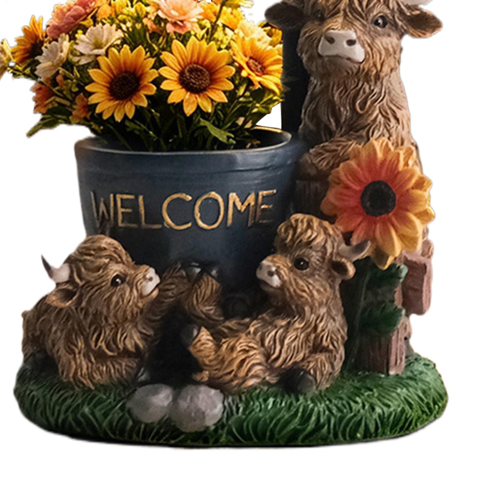 Figurine de vache décorative e - Up Lighting Decor avis et prix