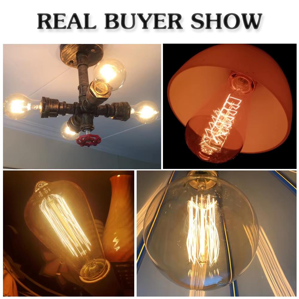 Ampoule Edison rétro E27 40W 2 - Lighting Decoration Ideas avis et prix